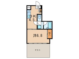 カ－ザＵの物件間取画像